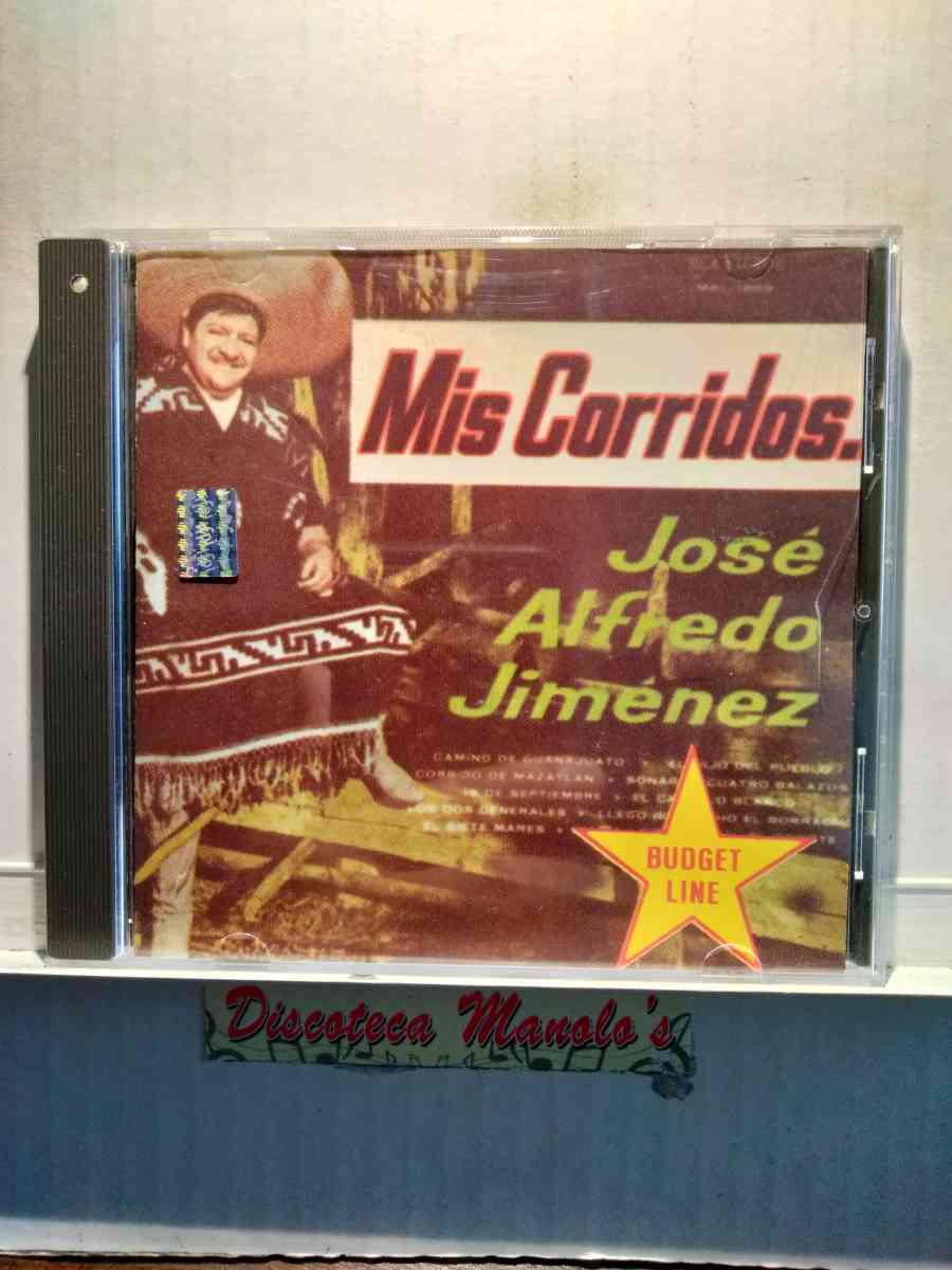 JOSE ALFREDO JIMENEZ CORRIDOS Y RANCHERAS CD USADO  EXC COND