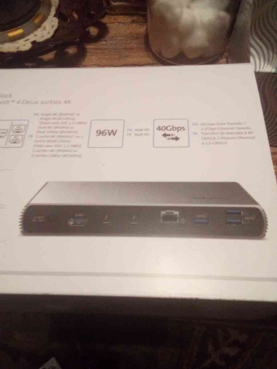 Kensington Thunderbolt 4 dual 4k dock station