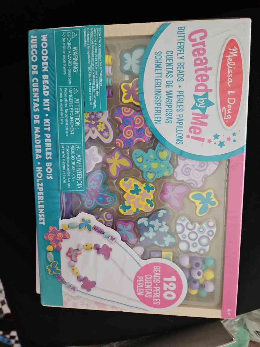 melissa and doug butterfly beads