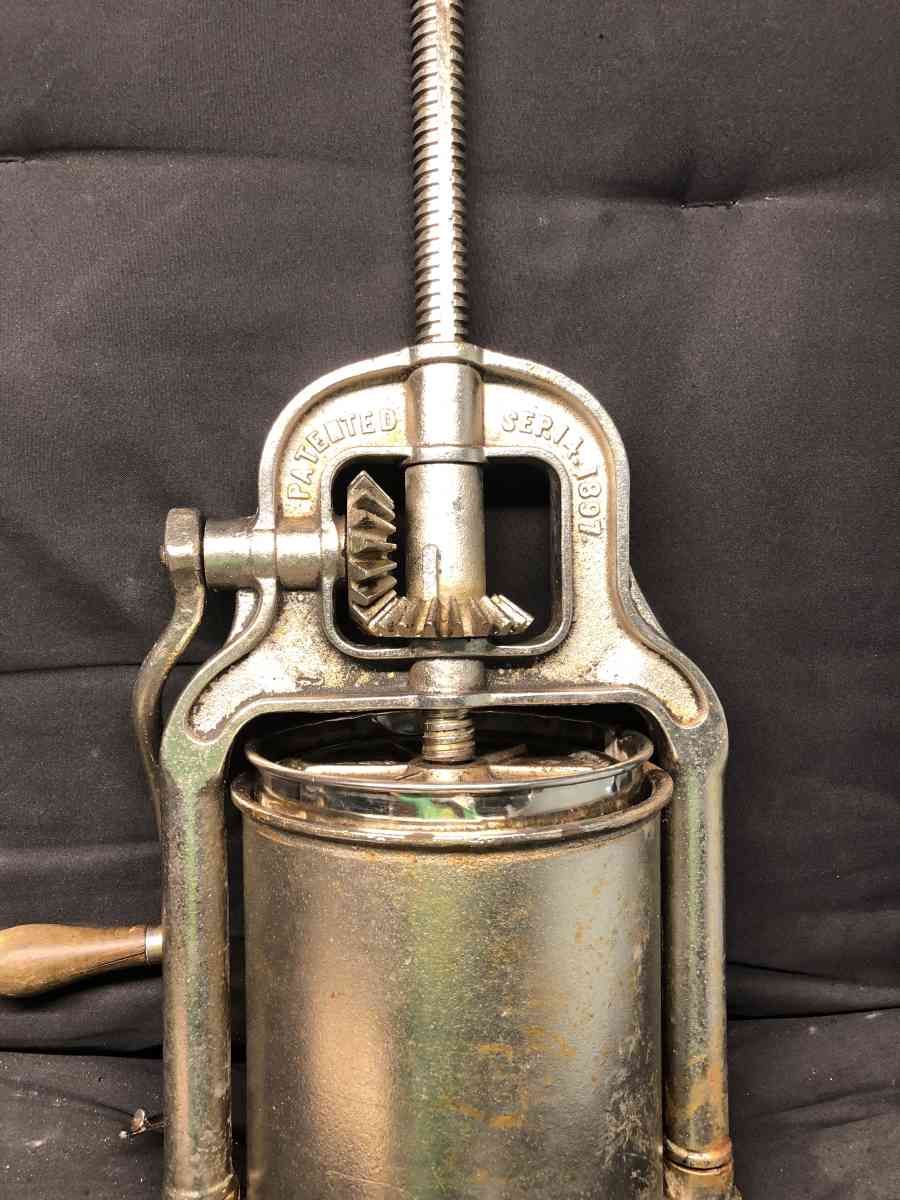 1879 Simmons sausage grinder or berry grinder