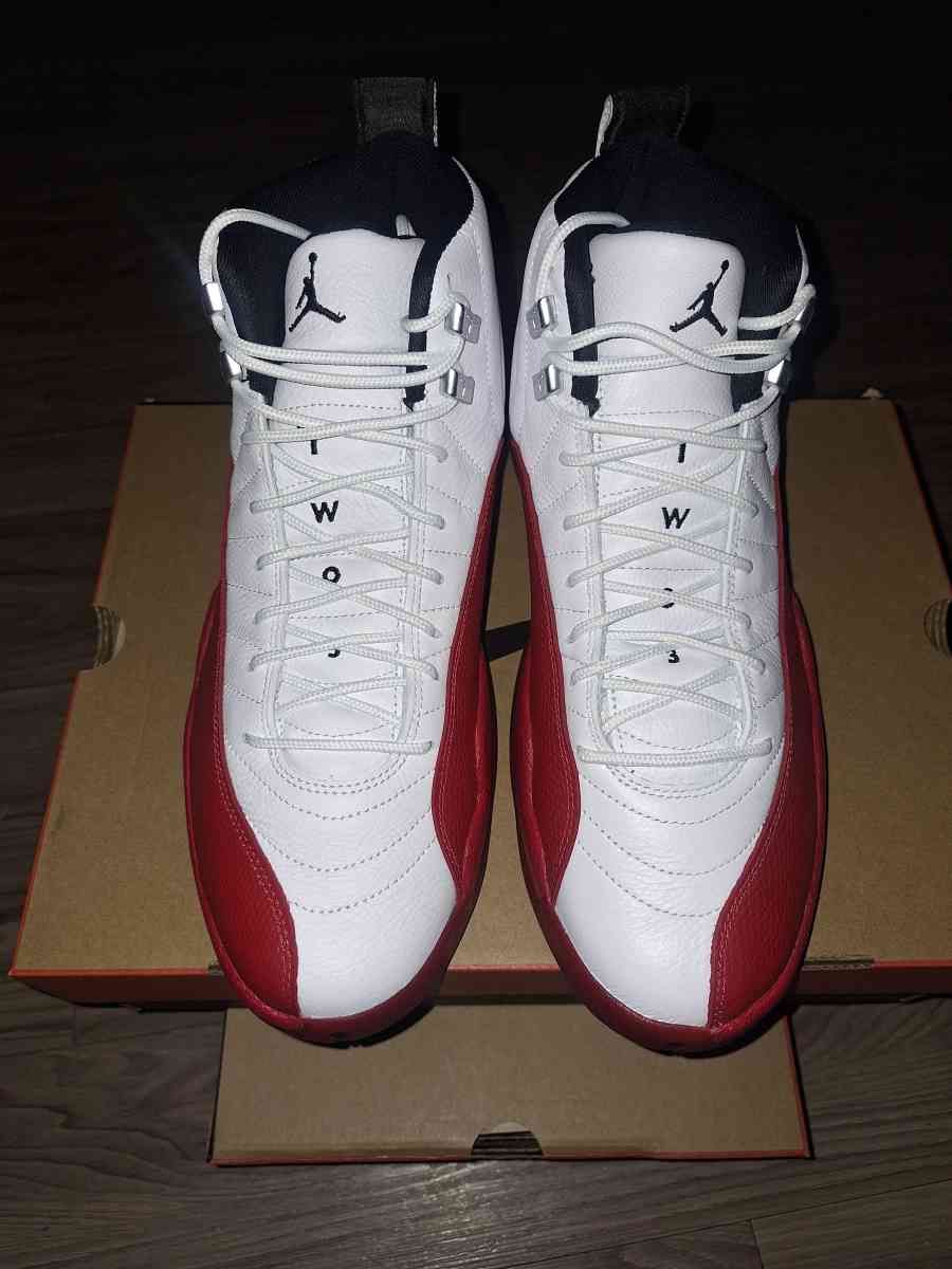 2 pairs of jordan 12s cherry Both size 12