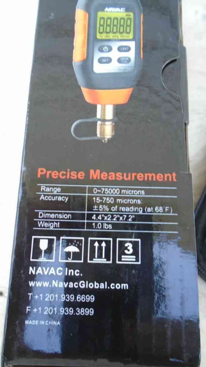 NAVAC NMV1  Digital Micron Vacuum Gauge