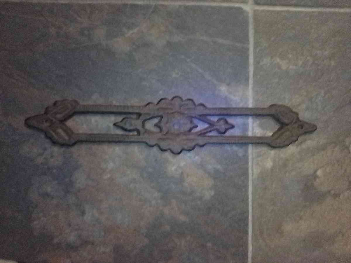 WROUTE IRON DECRATIVE PLAQUE