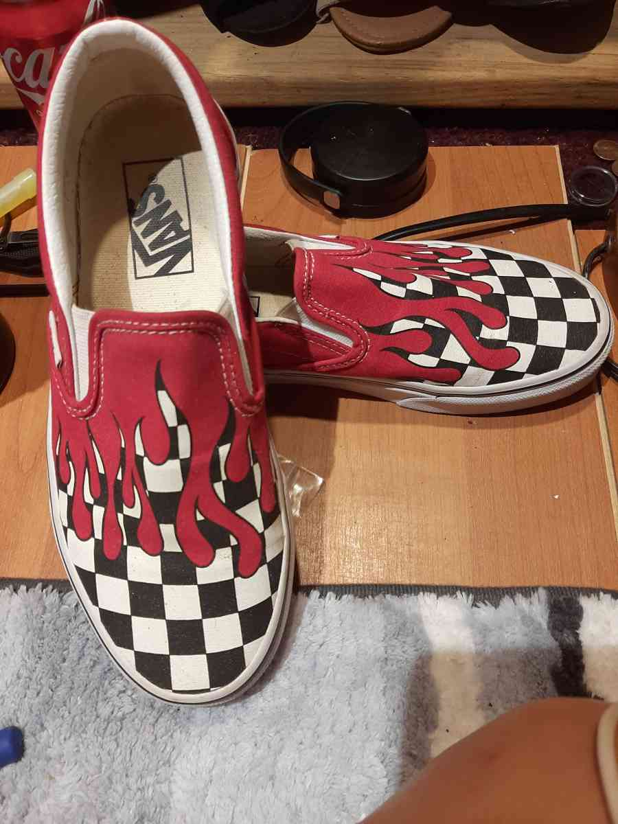 vans size 7womens or  5and a half mens
