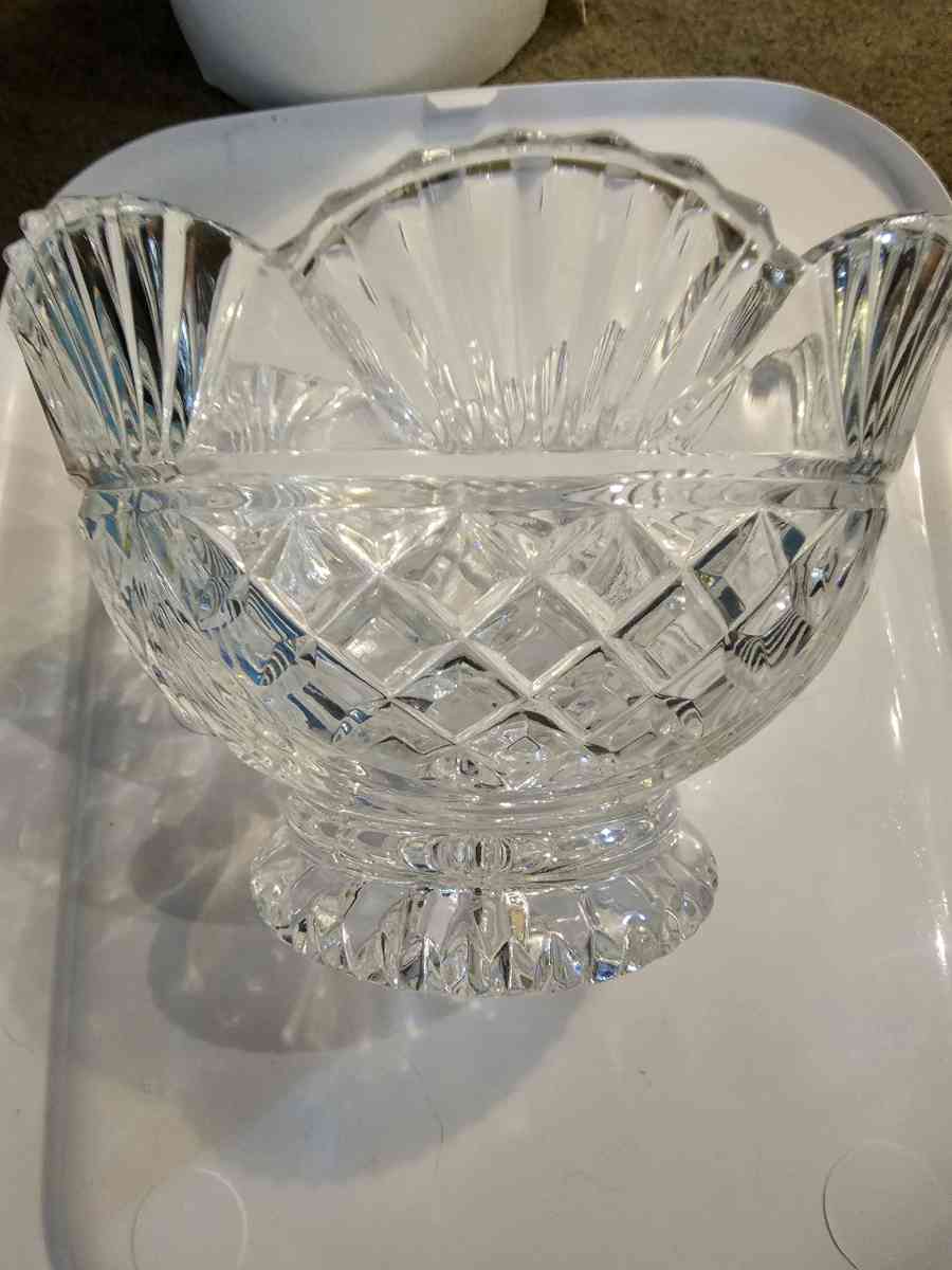antique crystal bowl