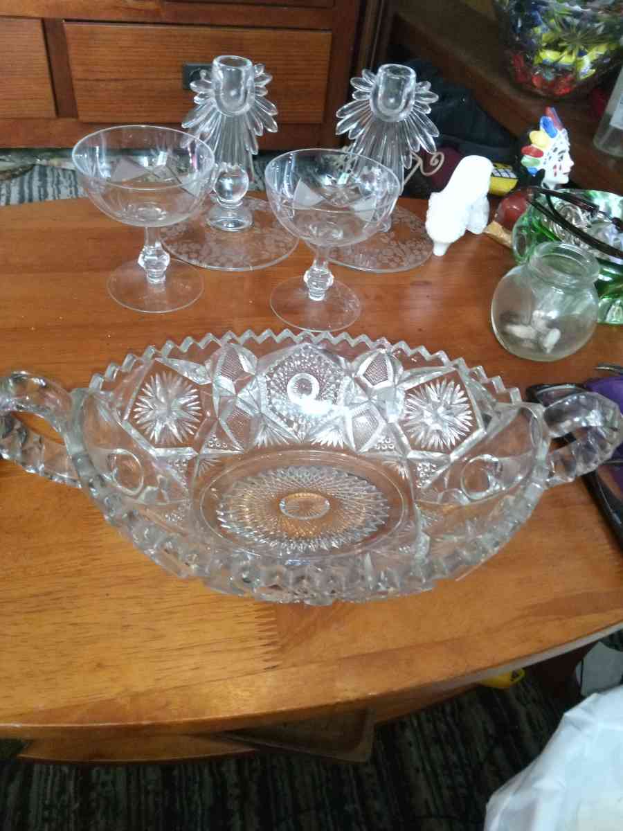 Imperials NUCUT PRESSED GLASS