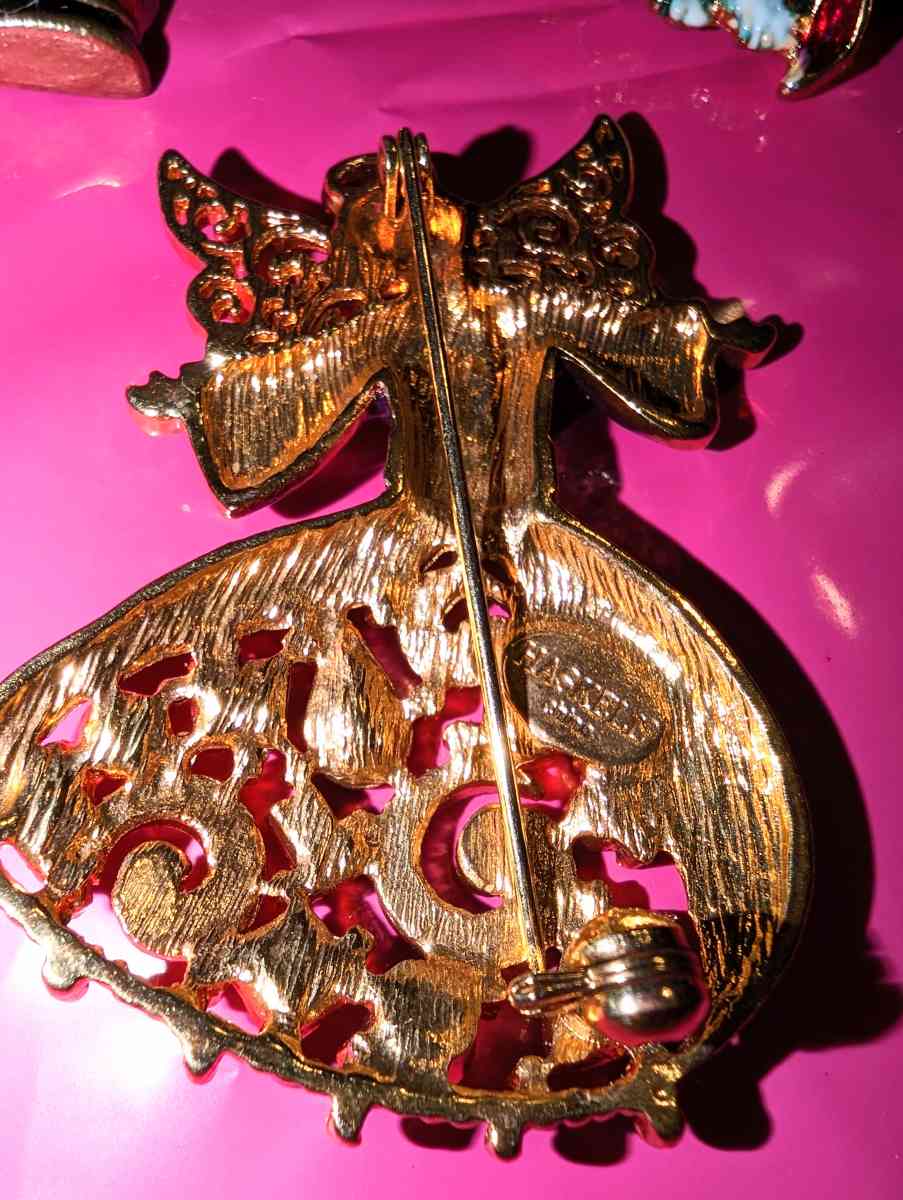 Signed Haskell Angel Brooch