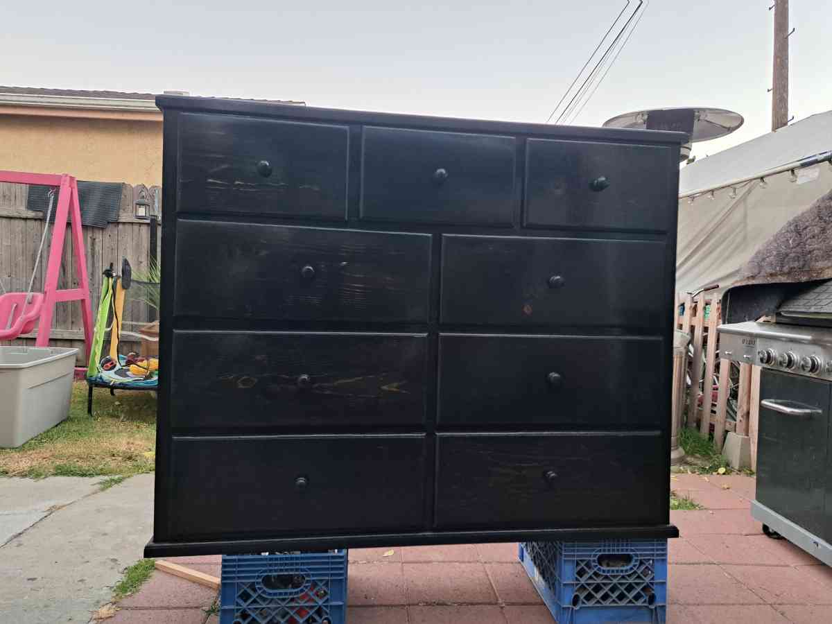 wooden dresser solid pine refurbished