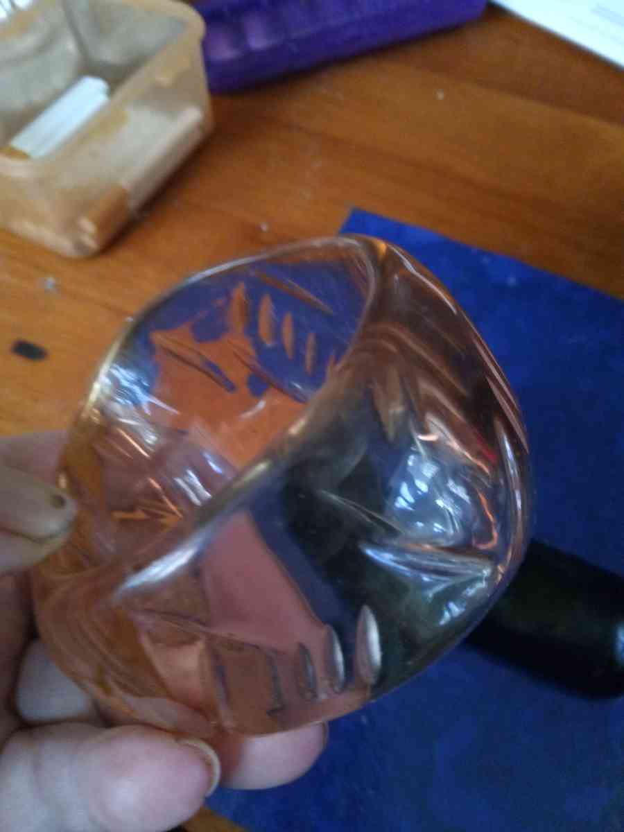 50s Carved Lucite Bangle Bracelet