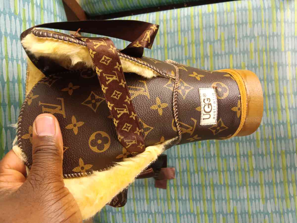 women custom made Lv UGG boots