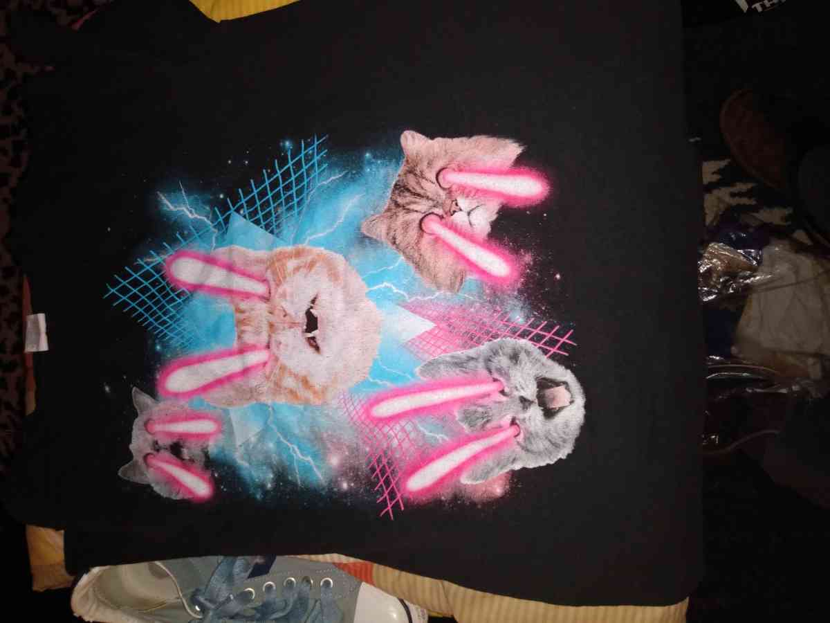 LAZER EYES KITTY CATS SHIRT
