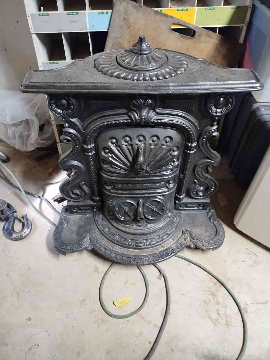 antique wood stove