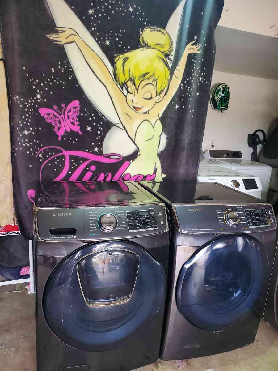 Samsung large capacity washer and electric dryer