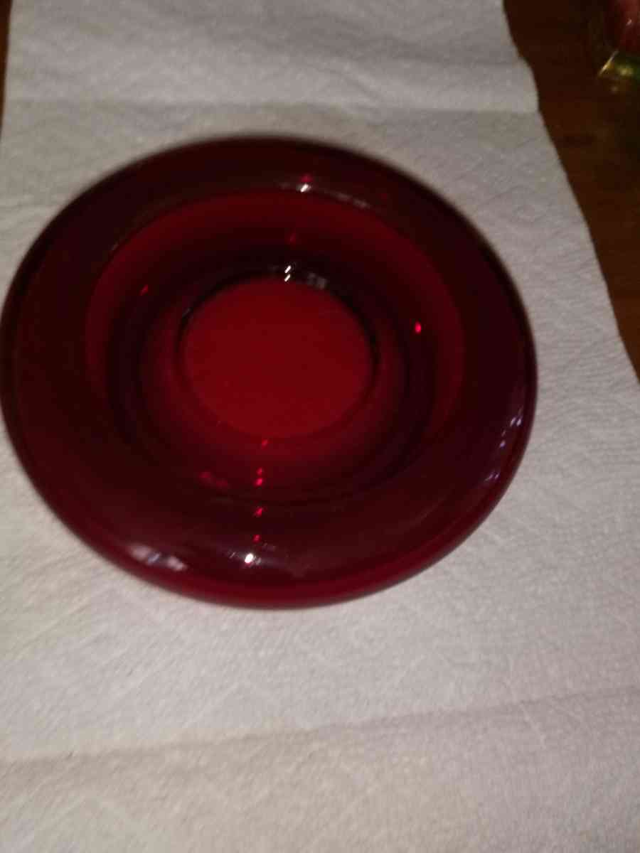 vintage Ruby bowl
