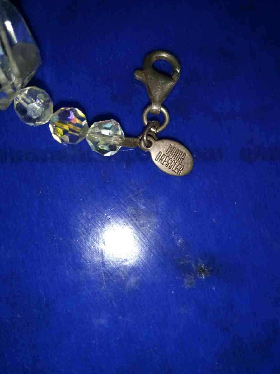 Donna Dressler Faceted Rock Crystal necklace