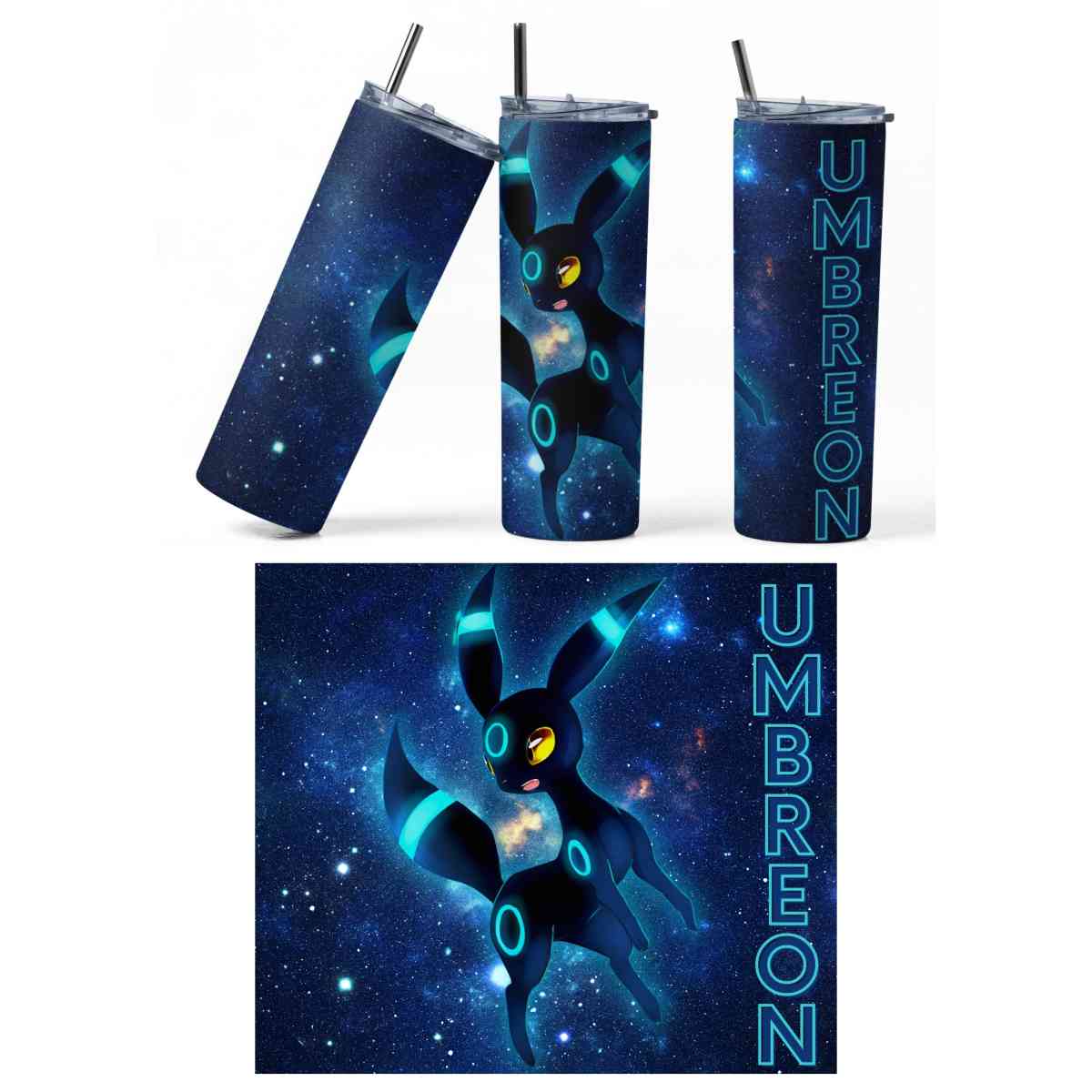 pokemon Vaporeon 20oz stainless steel tumbler