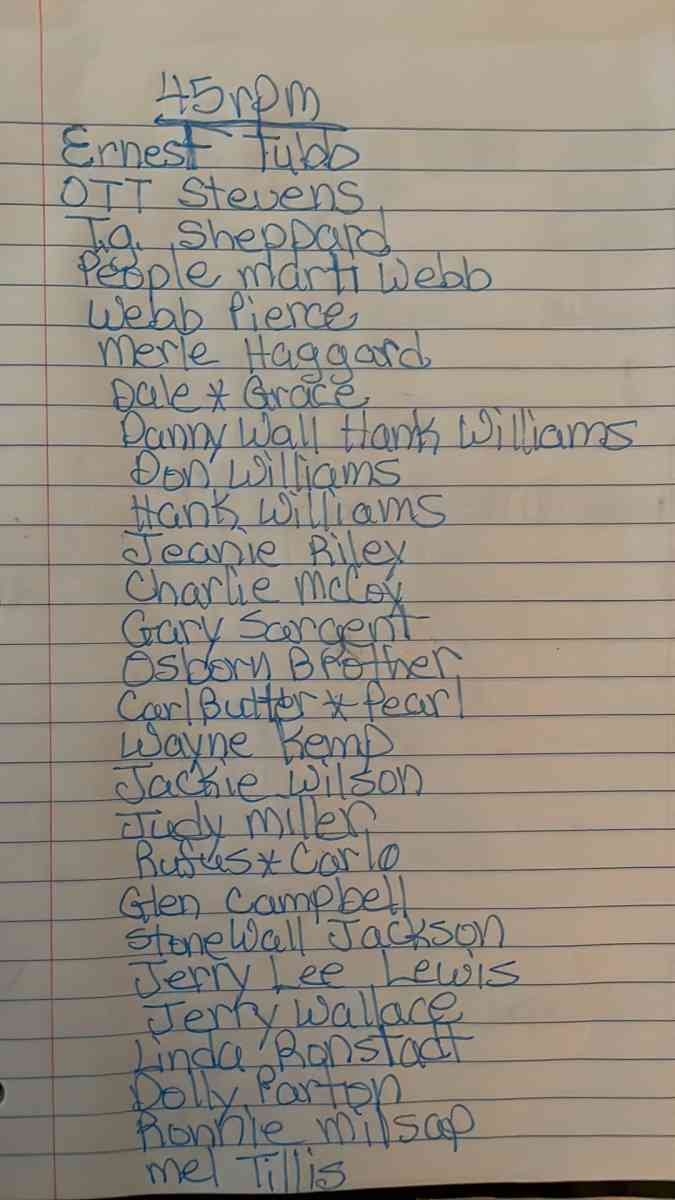 Old country album records