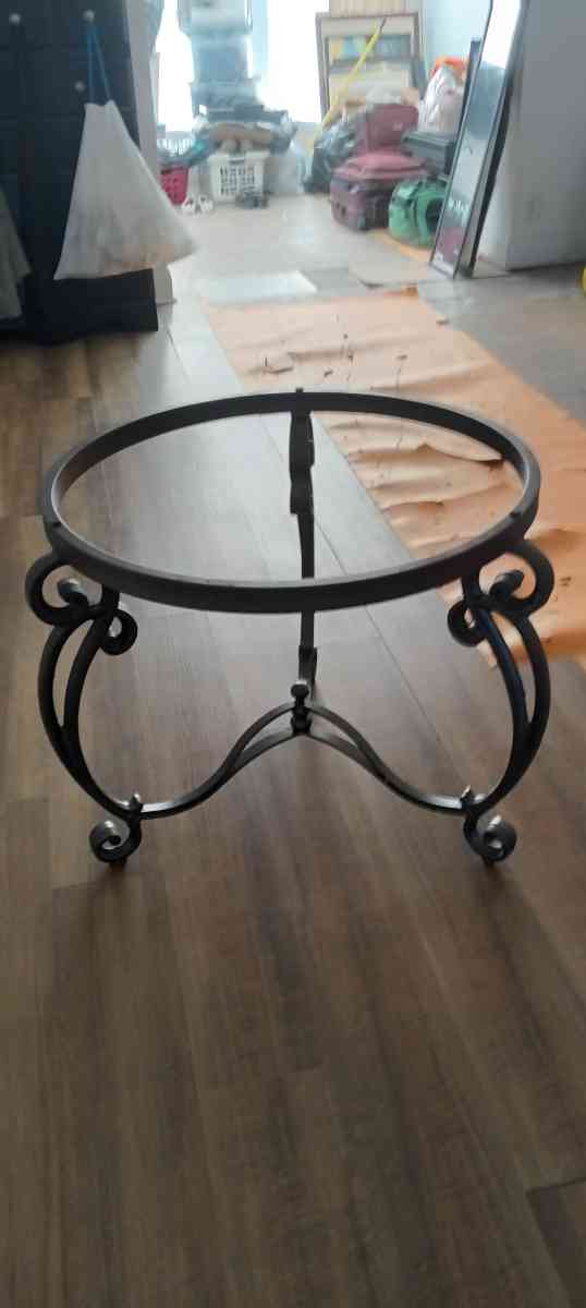 Vintage wrought iron table