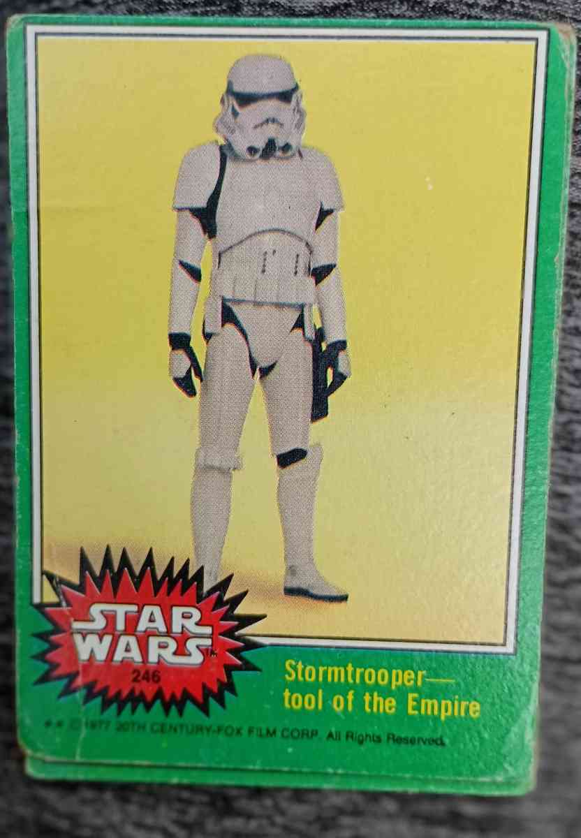Star Wars 1977 trading cards