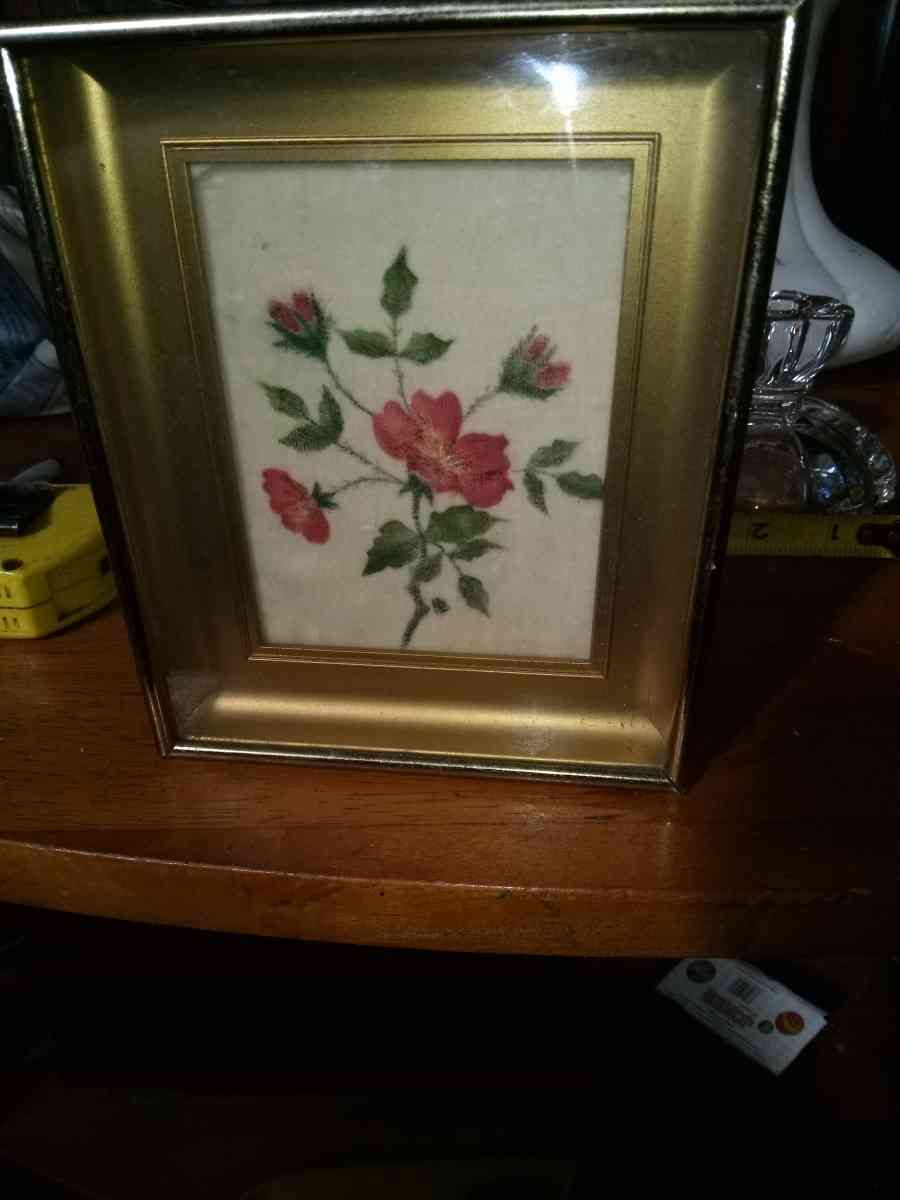 vintage hand painted Floral