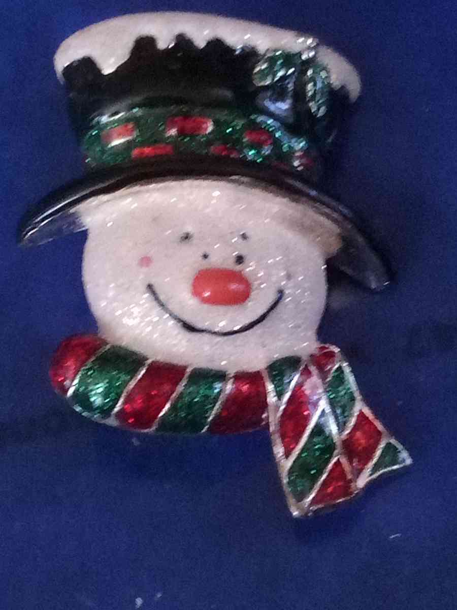 Danecraft Snowman Pin