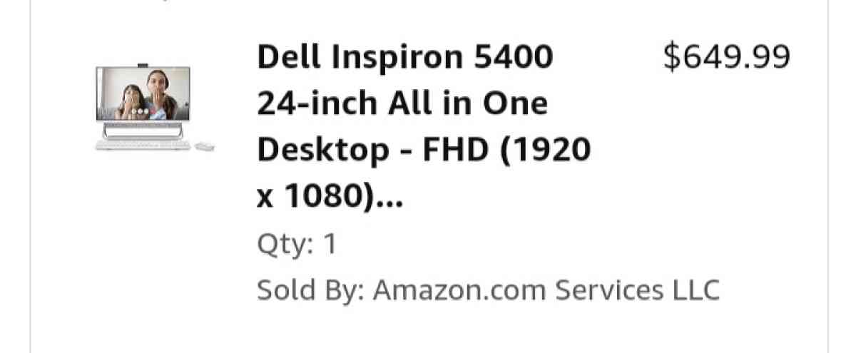 Dell All In One Computer 24 Inch