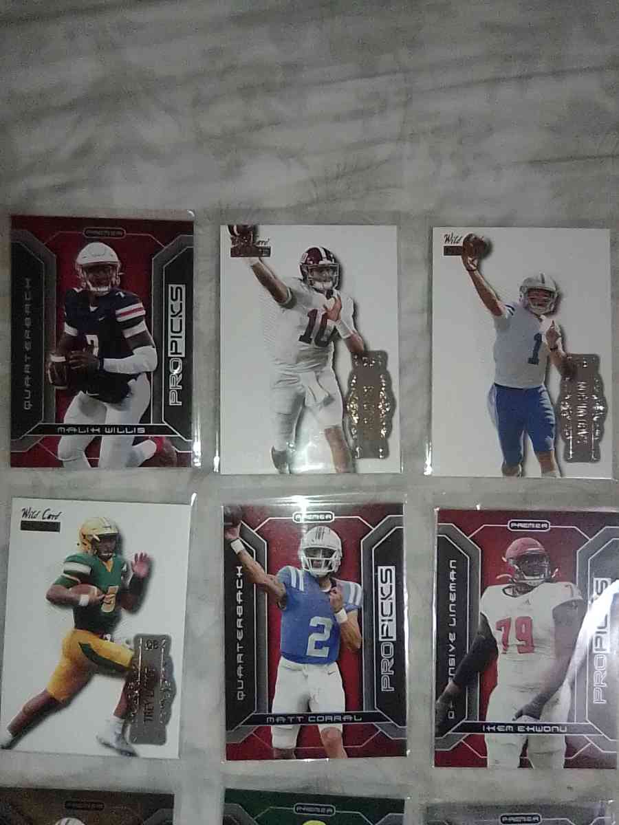 these 12 football cards