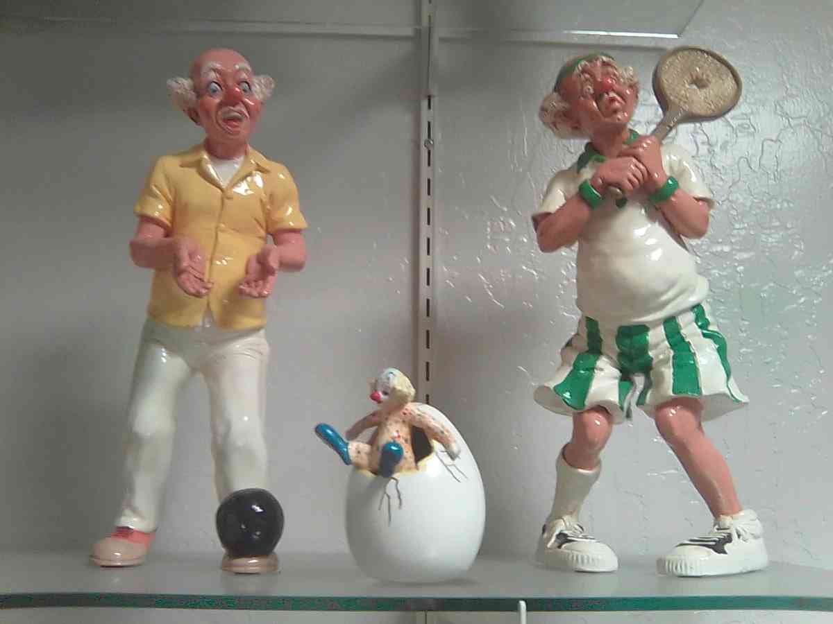JUST FOR LAUGHS PORCELAIN FIGURINES