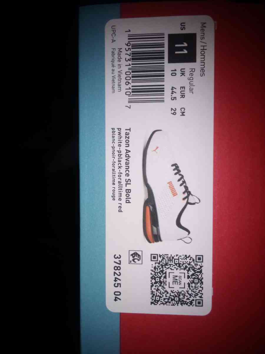 Brand New Pumas Tazon Advance SL Bold size 11