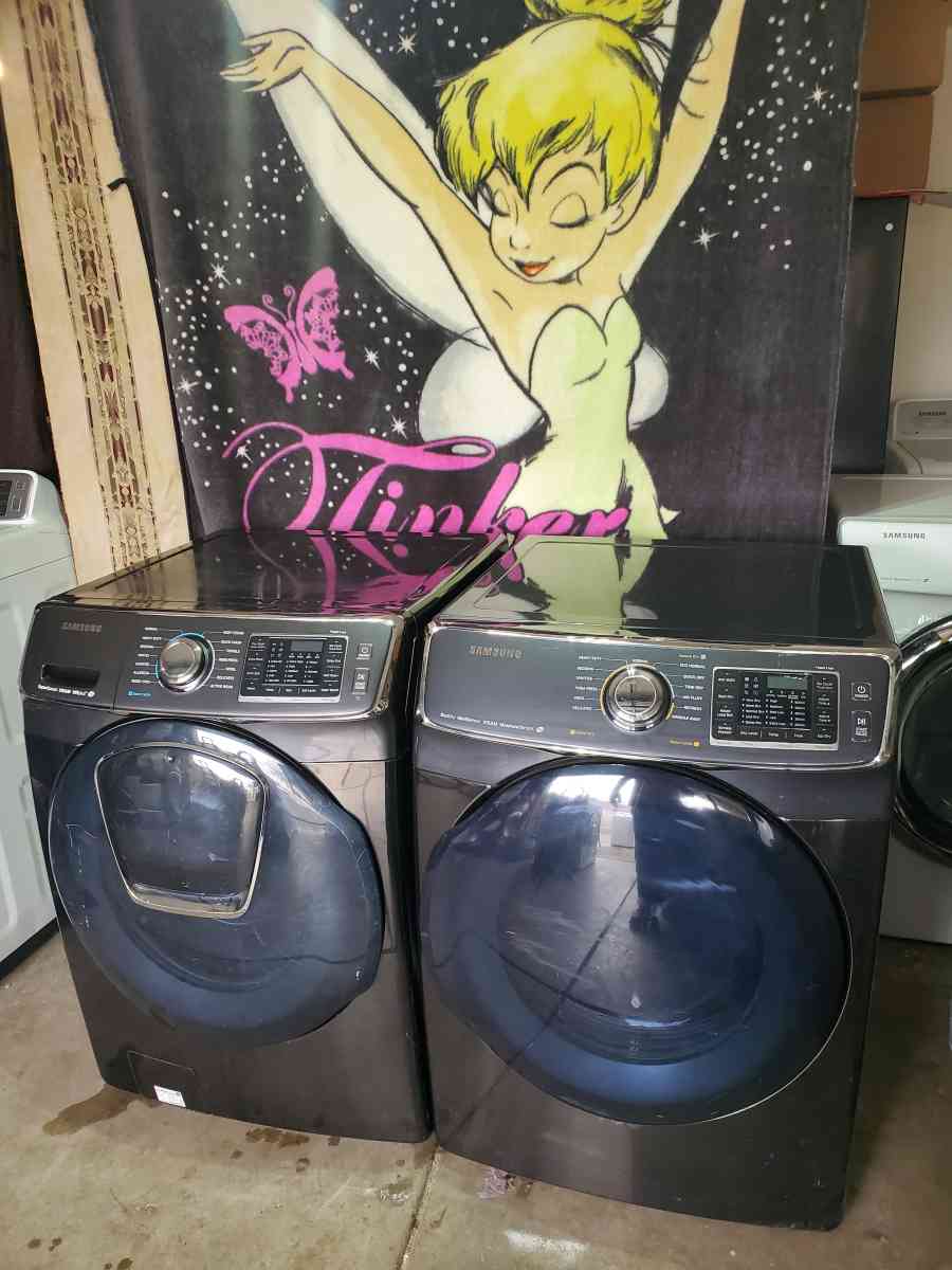 Samsung large capacity washer and electric dryer