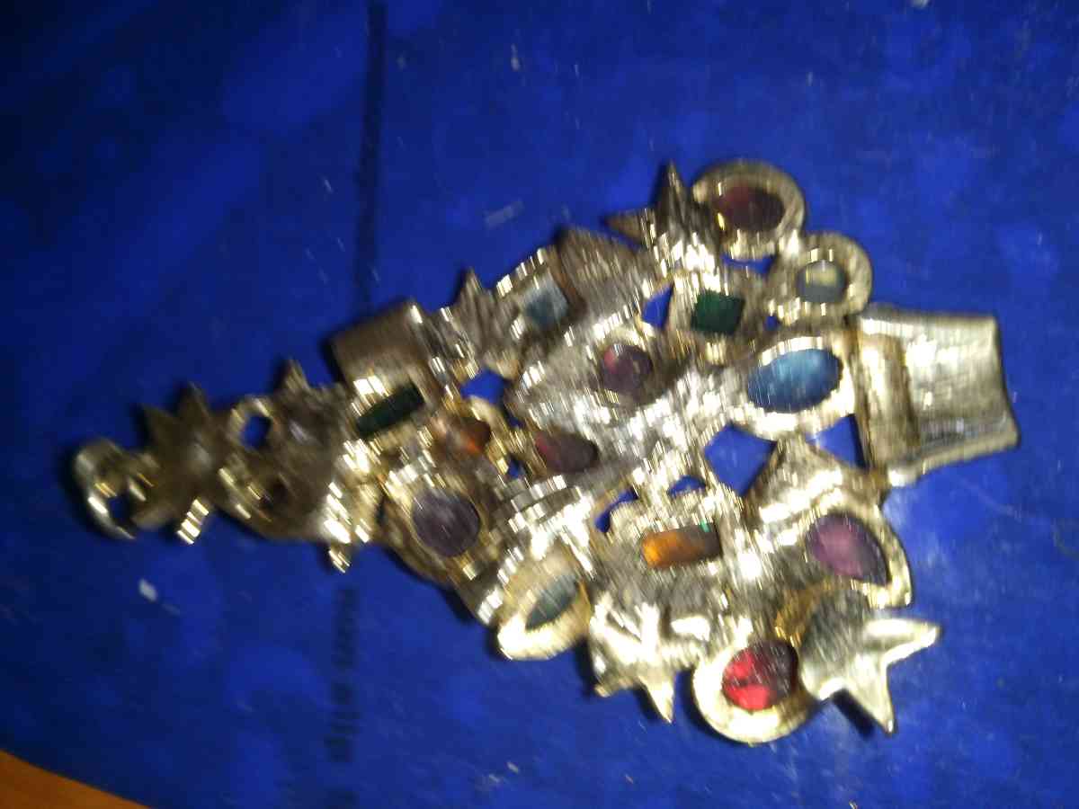 Vintage Christmas tree pendant