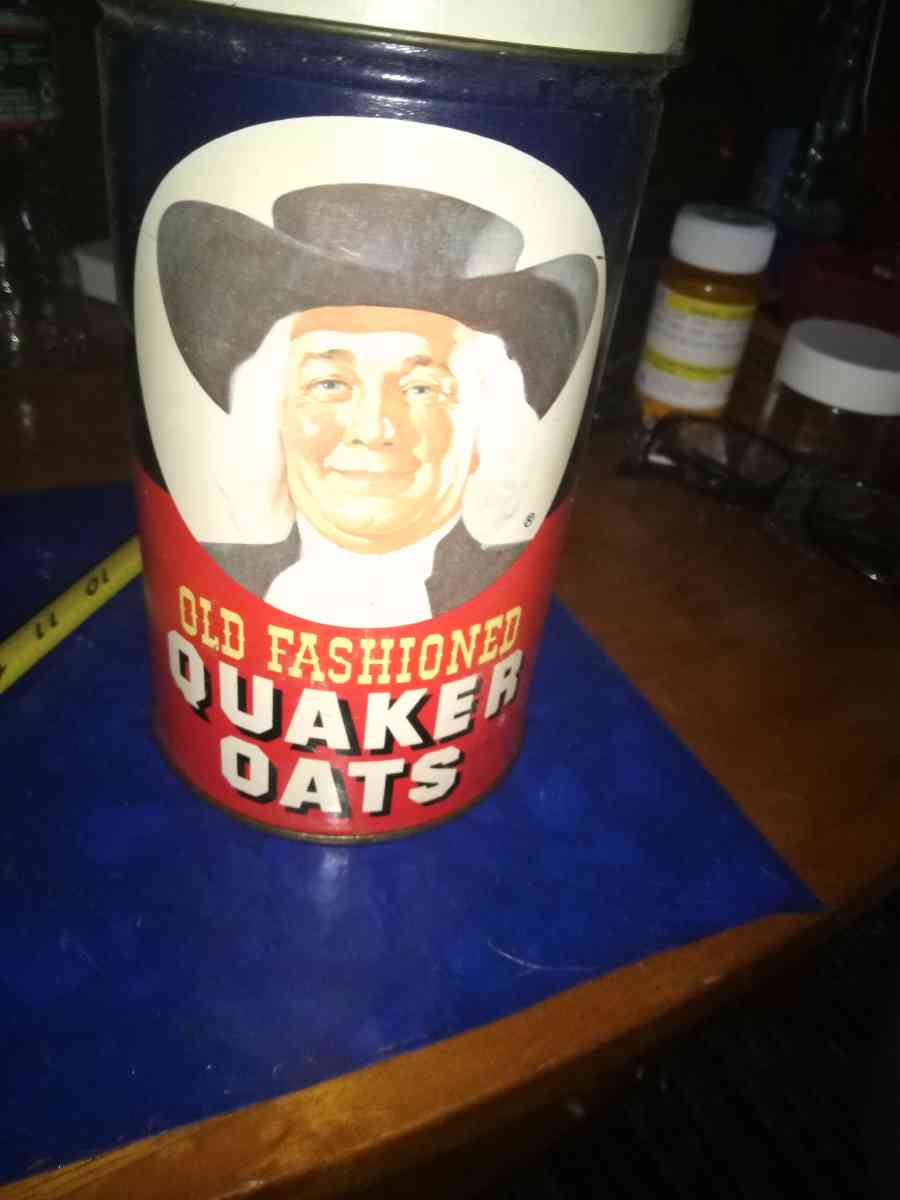 Old Fashioned Quaker Oats 1982 tin