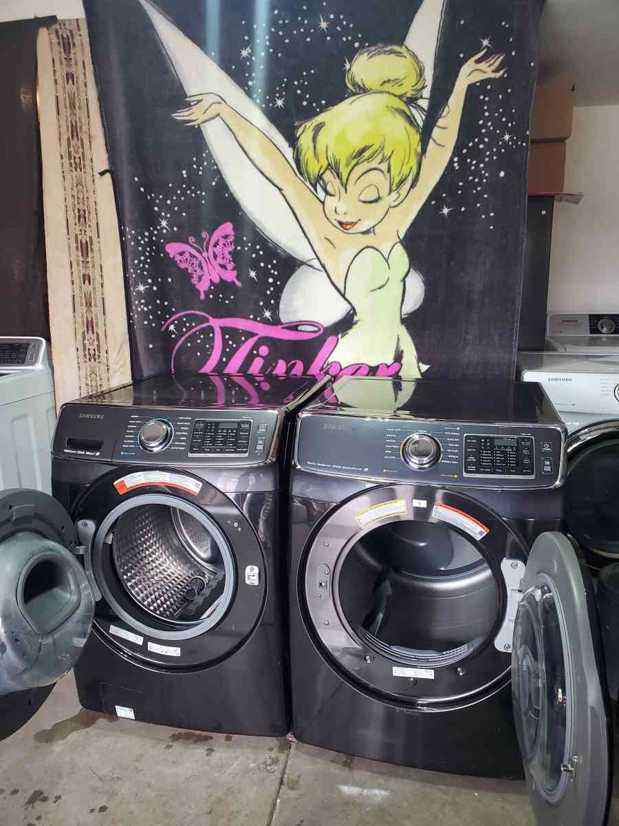 Samsung large capacity washer and electric dryer