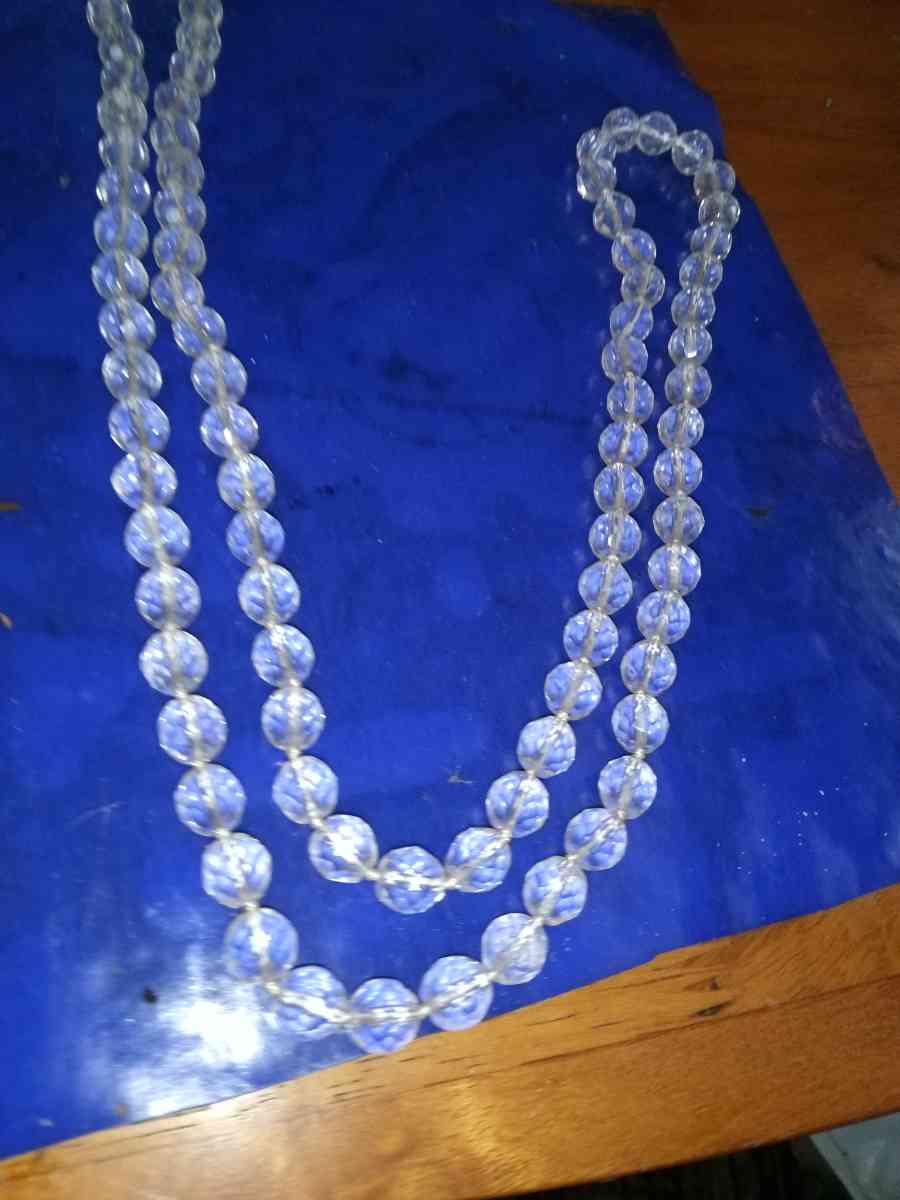 Vintage Crystal Opera Length 18 inches