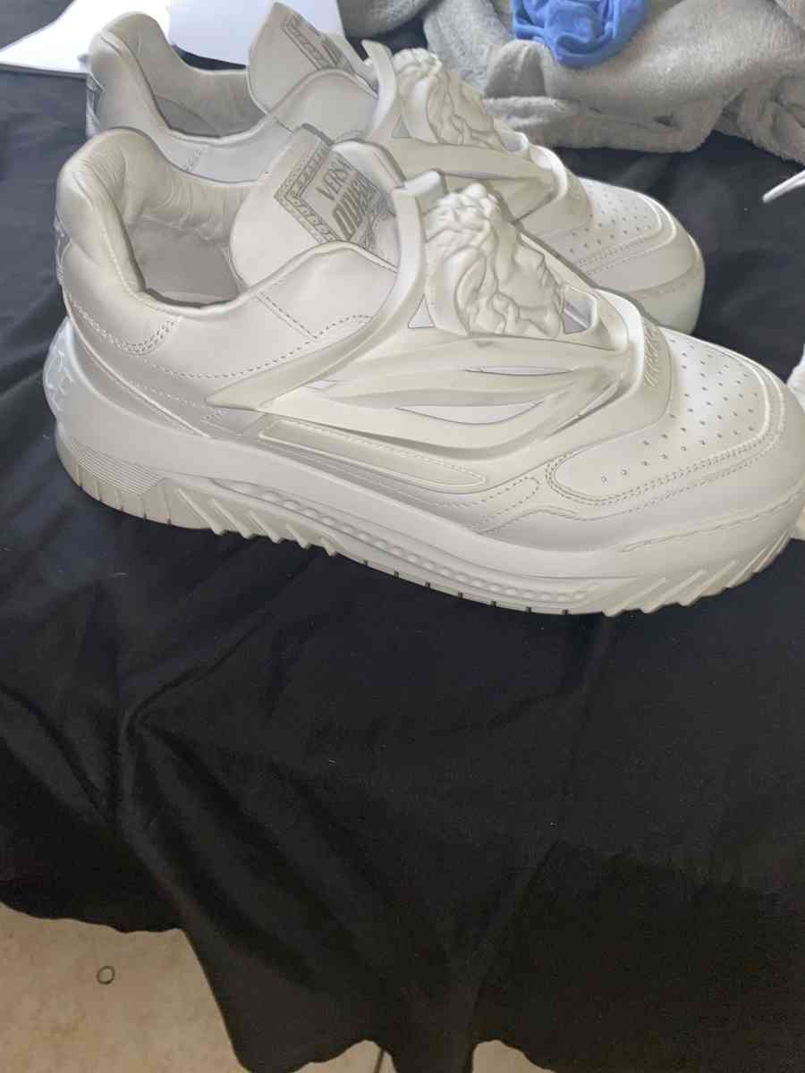 VERSACEWhite Odissea Sneakers