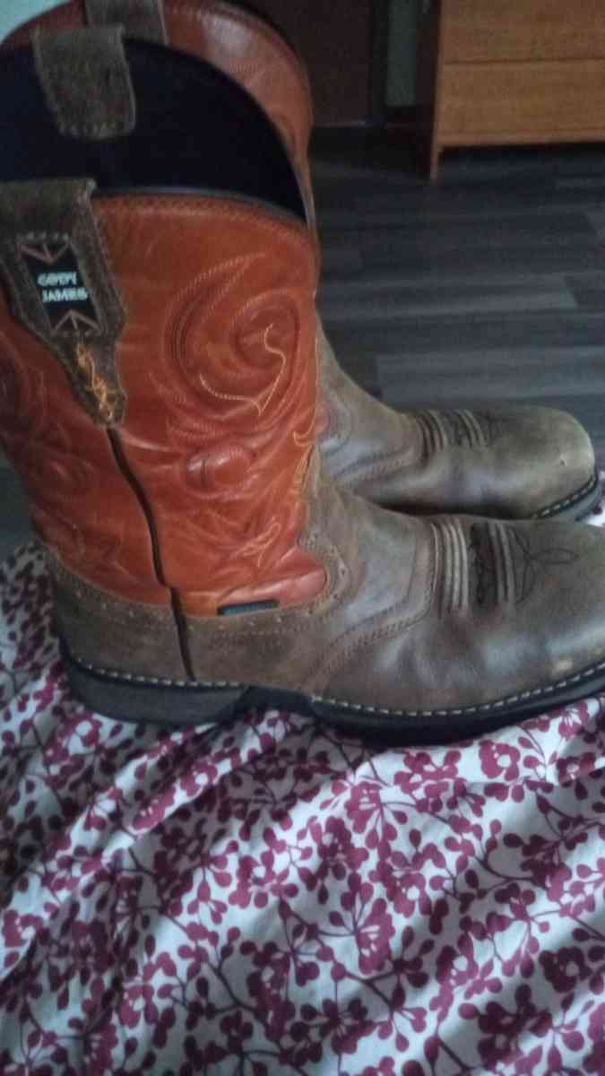 Fitbit sense 2 watch  Cody James steel toe cowboy boots size