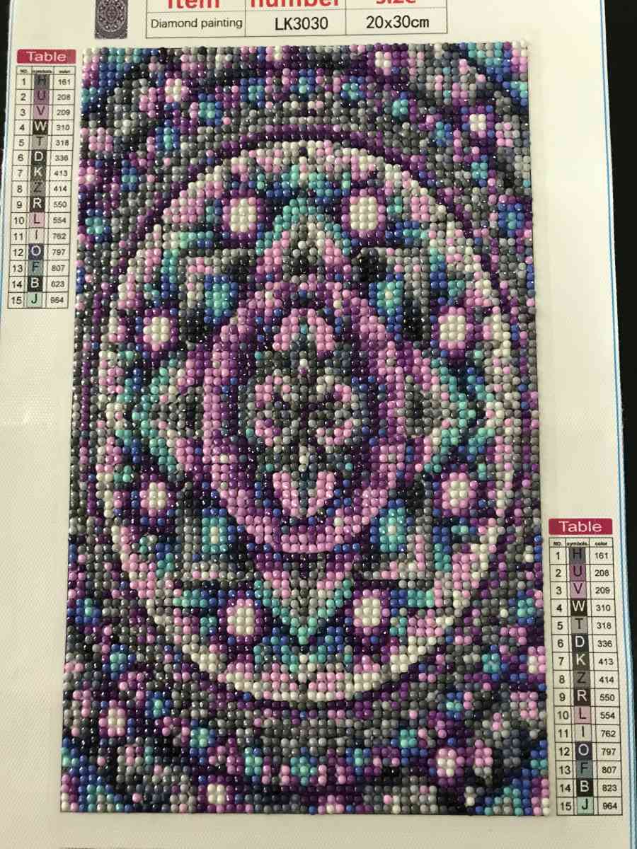 finished Diamond paint manadale