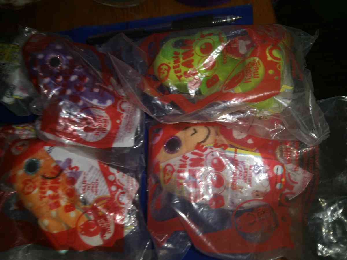 2 complete sets different colors of 2014 Teenie Beanie Boos