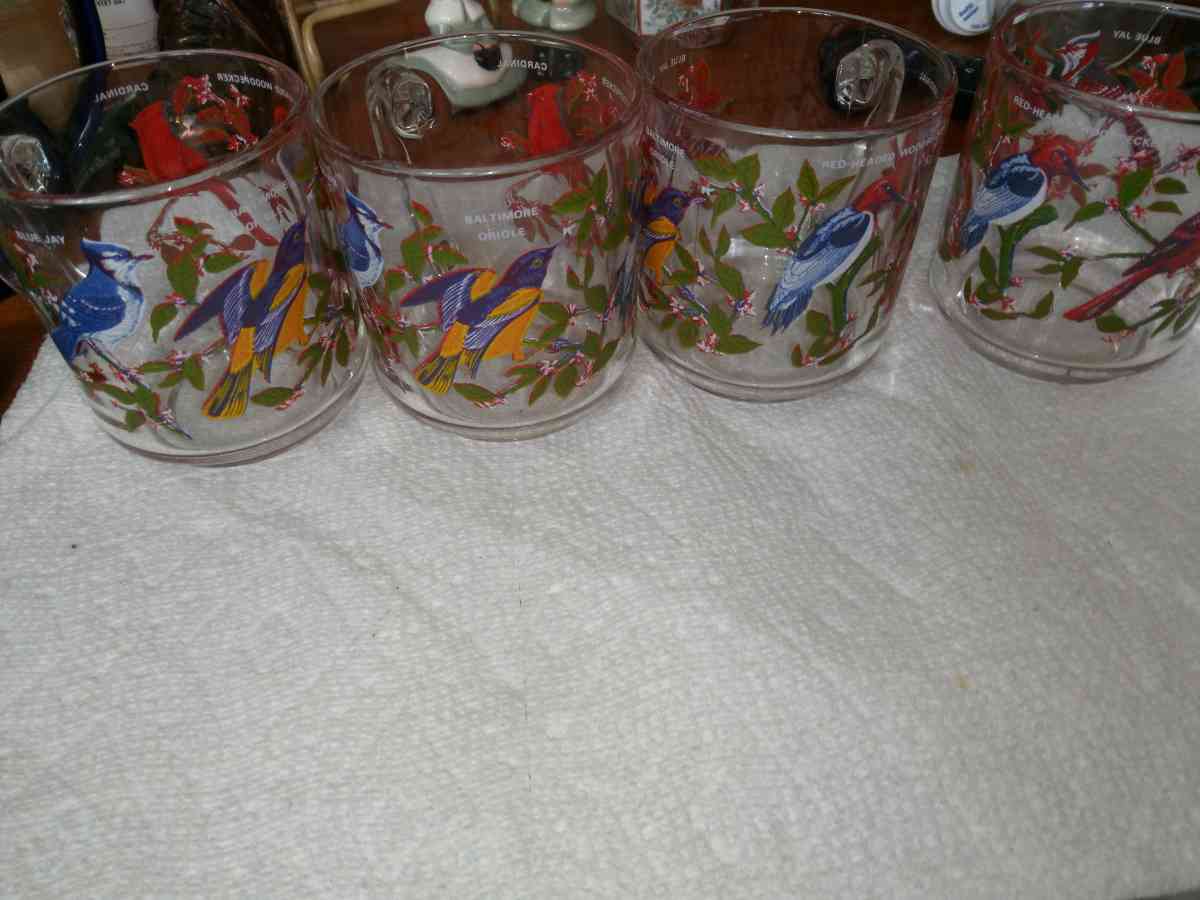 4 Arcorac Audubon Birds of America Mugs