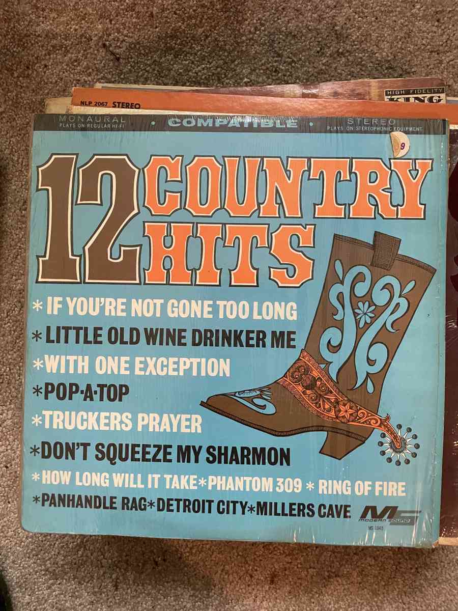 Old country album records