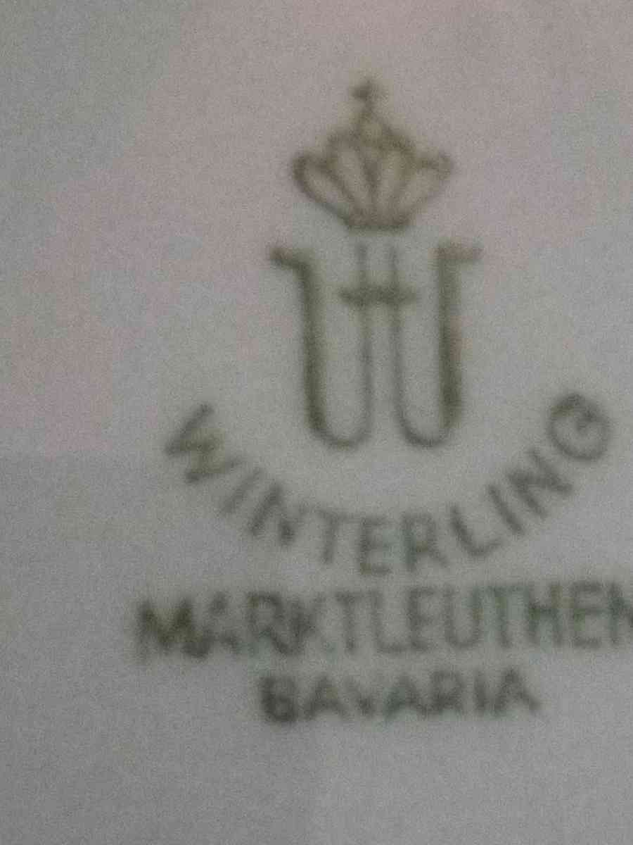 2 Bavarian decorator Plates