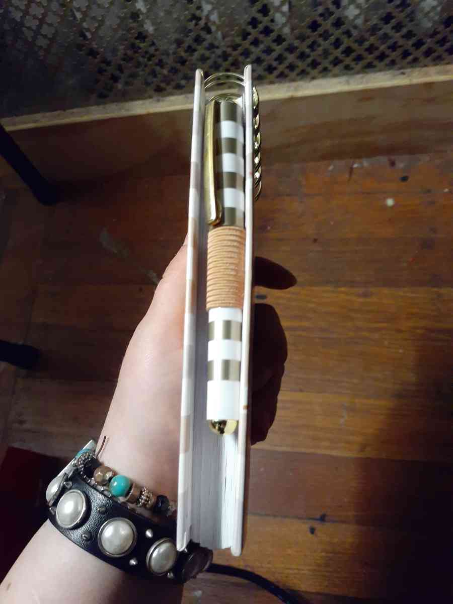 mini notebook with pen