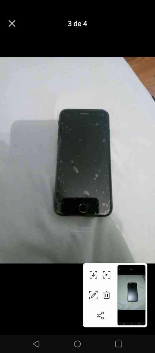 new iphone7 black color newest with own charged