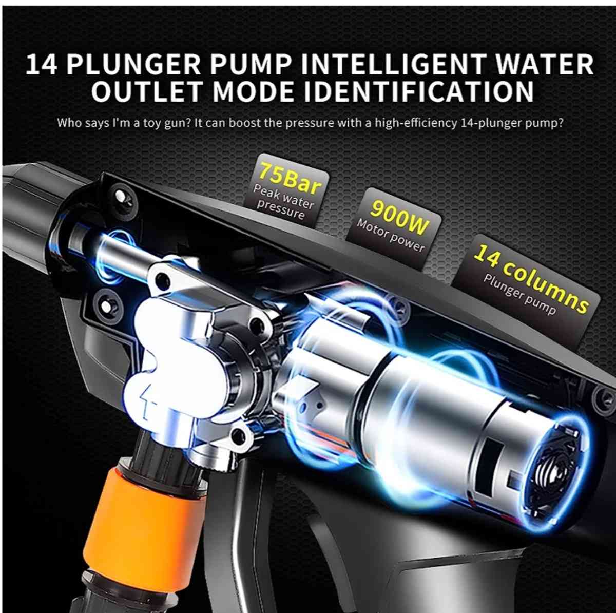 Cordles Battery 21v Cleaner Machine 160w Small Water Pressur