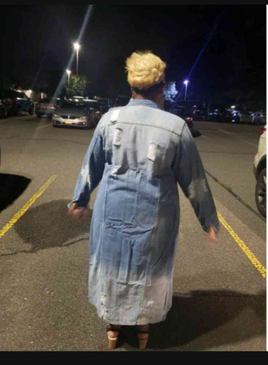 Women long trench jeans jackets