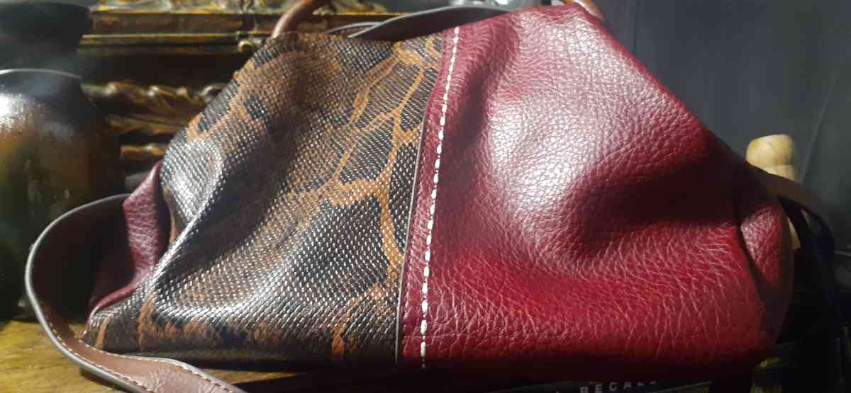 stylish multitextured bag