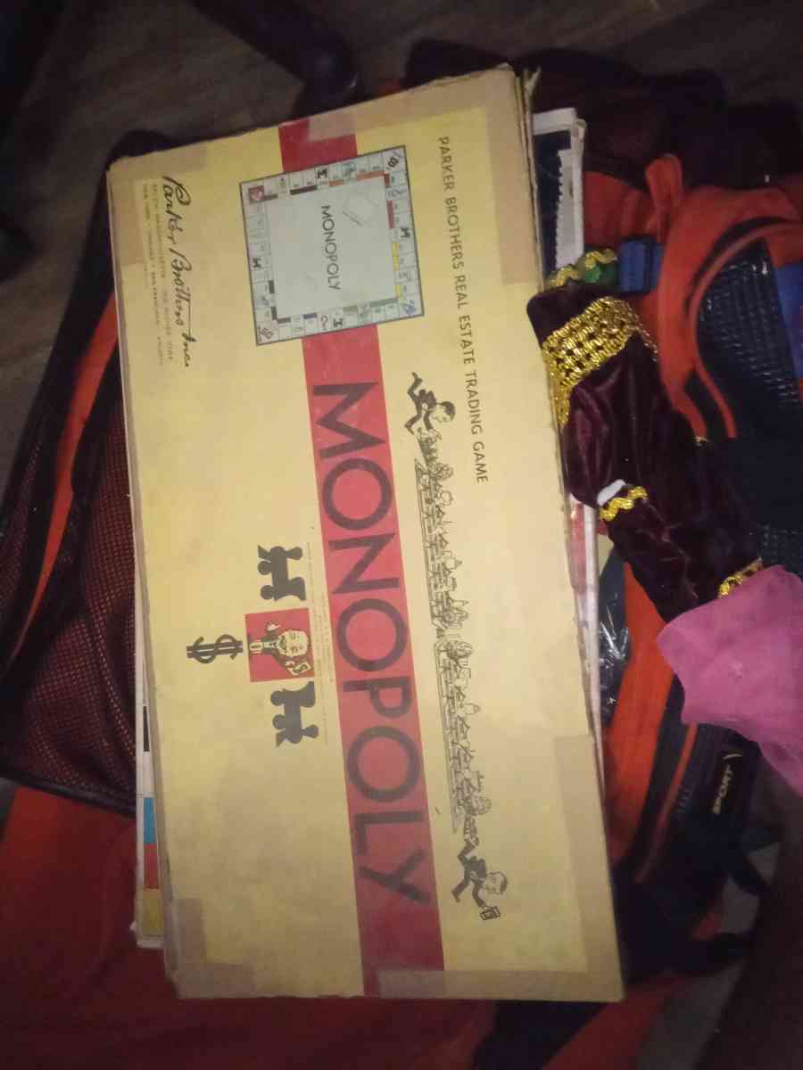 monopoly board game vintage