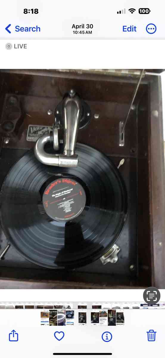1914 RCA record player vintage