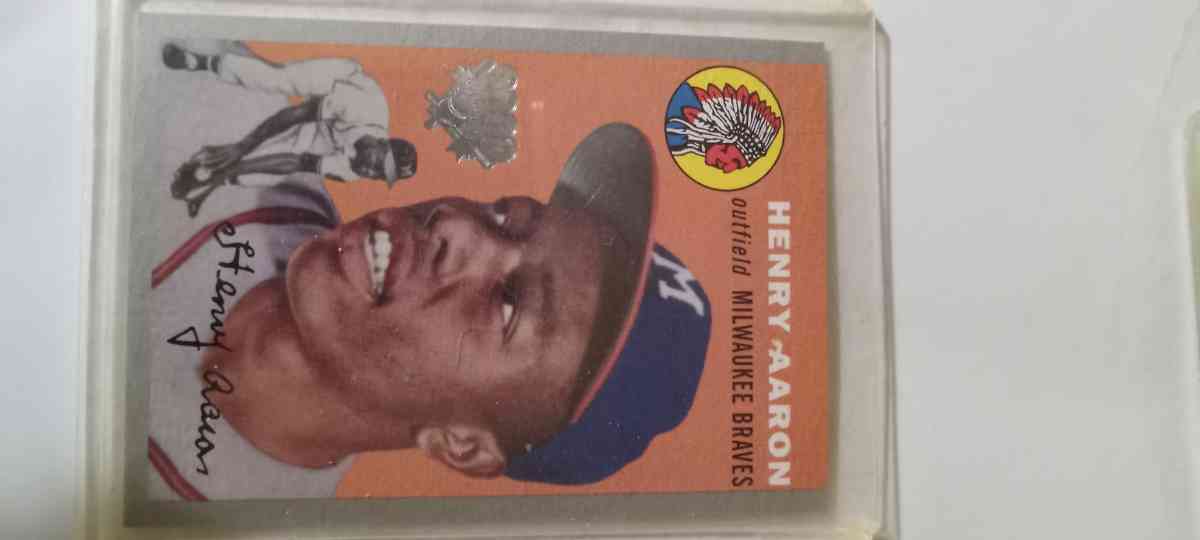 4 hank aaron cards