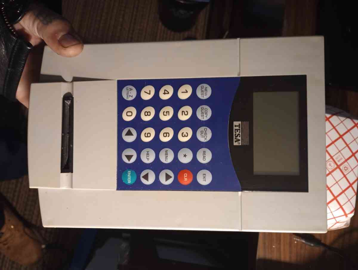 hotel key card encoder system